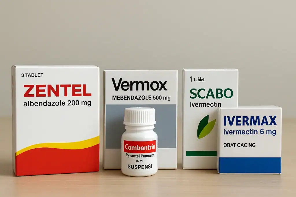 merek obat cacing di indonesia