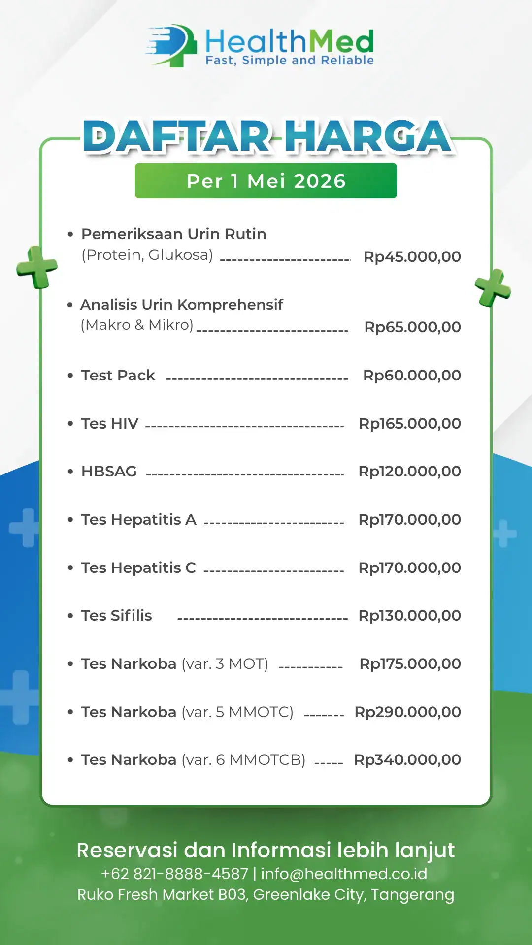 Pricelist Klinik HealthMed_Mei 2026