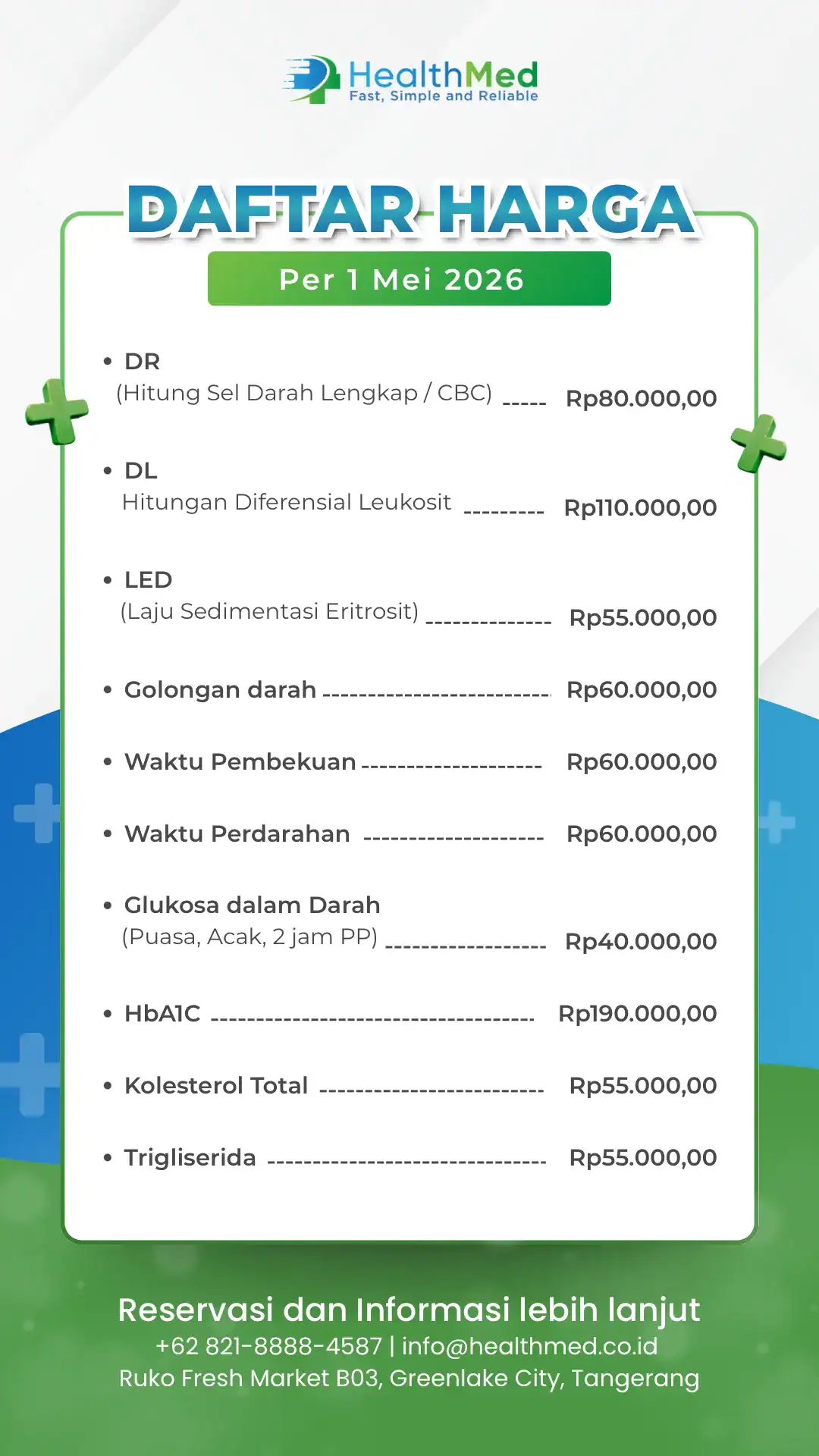 Pricelist Klinik HealthMed_Mei 2026